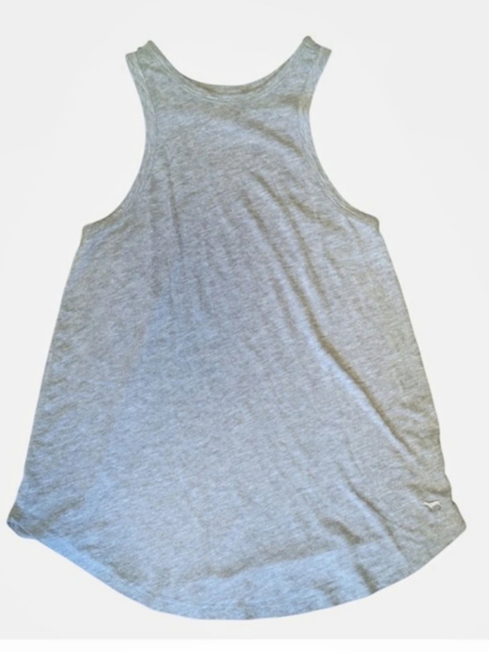 PINK Victoria's Secret Gray Sleeveless Tank Top